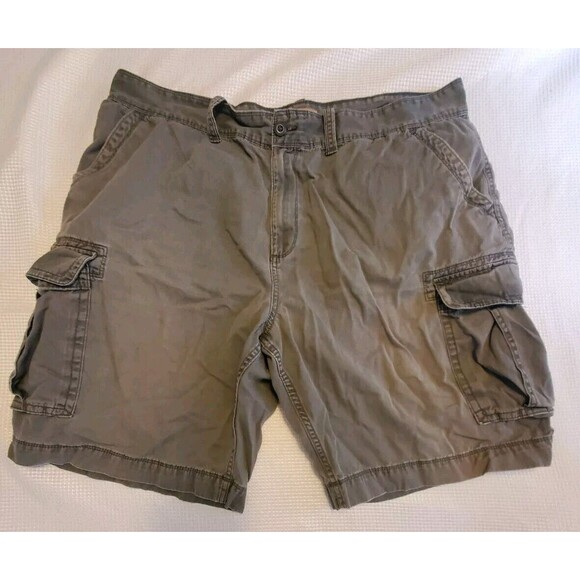 FOUNDRY MEN'S SHORTS GRAY SIZE 44 COTTON CARGO HIKING OUTDOOR CAMPING FISHING - Picture 1 of 5